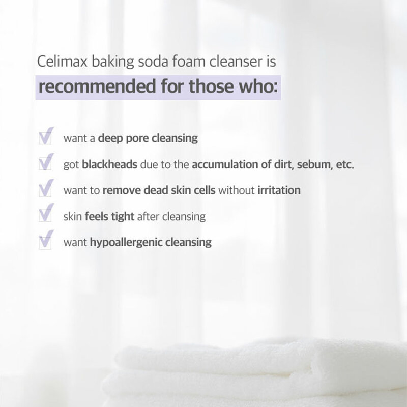 Baking Soda Deep Pore Foam Cleansing