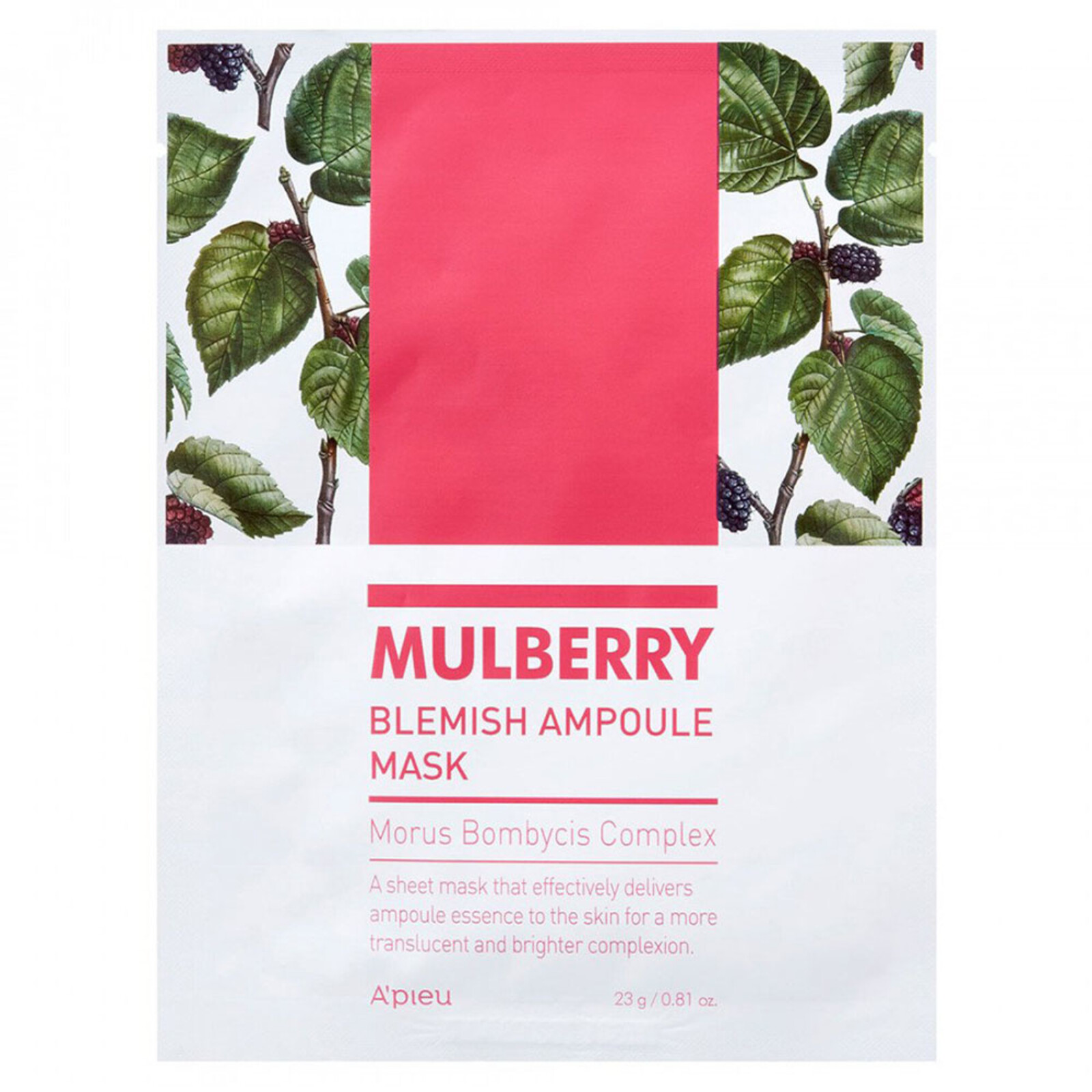 A'pieu Mulberry Blemish Ampoule Mask