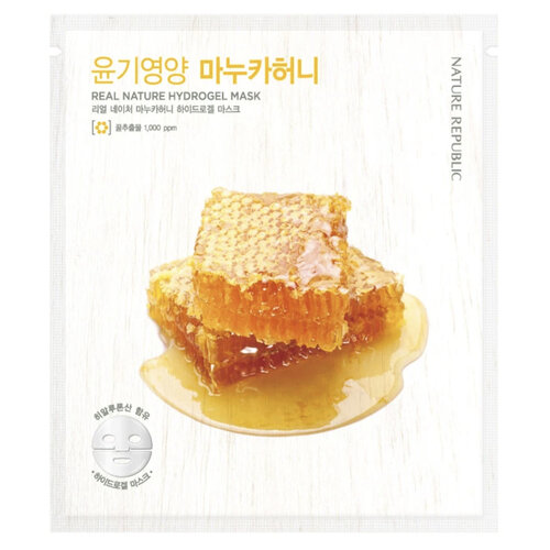 Real Nature Manuka Honey Hydrogel Mask Nature Republic Real Nature Manuka Honey Hydrogel Mask