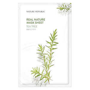 Nature Republic Real Nature Tea Tree Sheet Mask Real Nature Tea Tree Sheet Mask