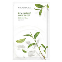 Real Nature Green Tea Sheet Mask Nature Republic Real Nature Green Tea Sheet Mask