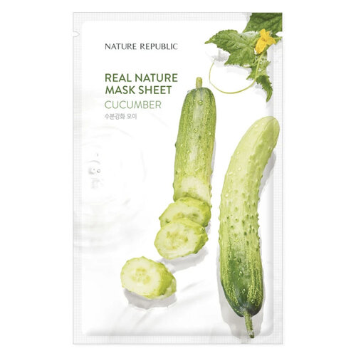 Real Nature Cucumber Sheet Mask Nature Republic Real Nature Cucumber Sheet Mask