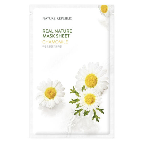 Real Nature Chamomile Sheet Mask Nature Republic Real Nature Chamomile Sheet Mask