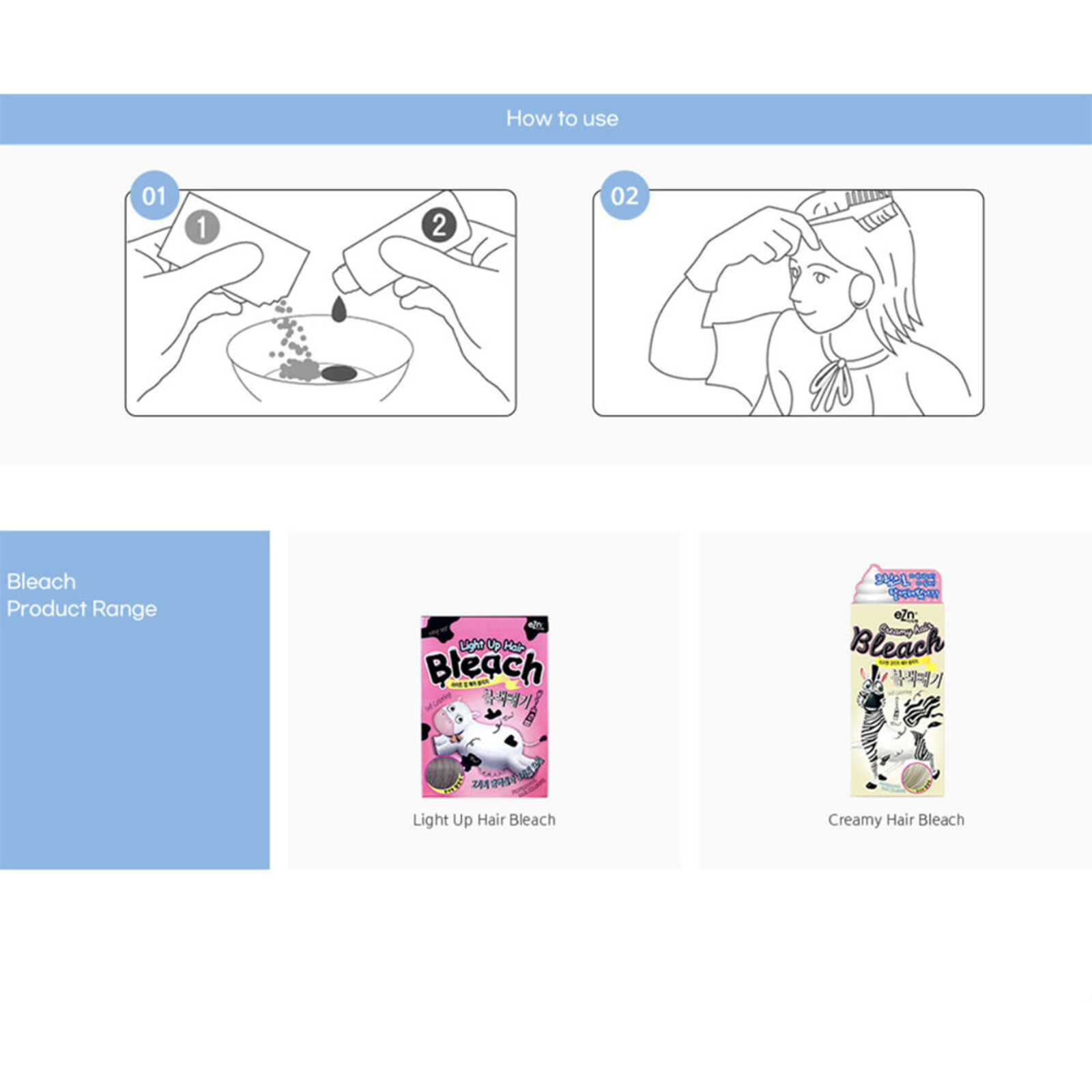 eZn Light Up Hair Bleach