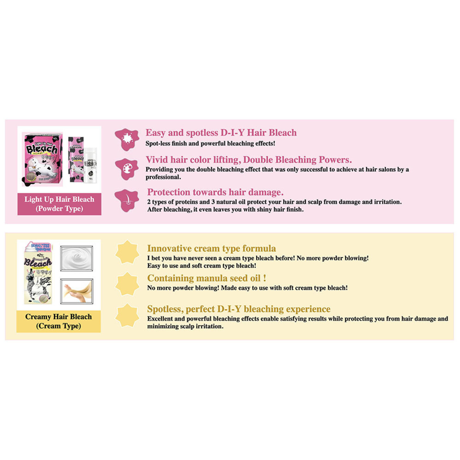 eZn Light Up Hair Bleach