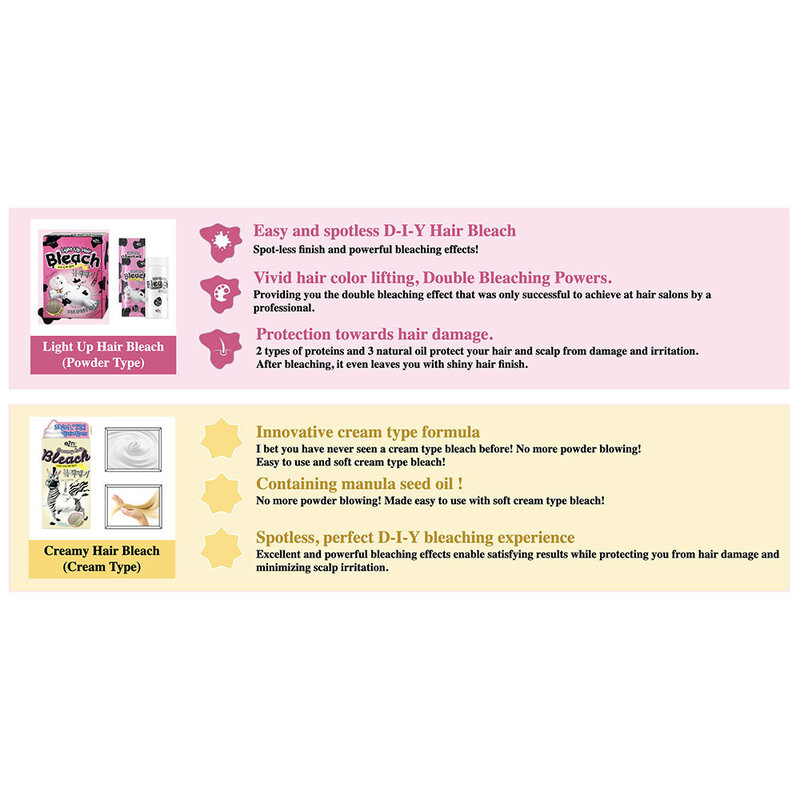 Light Up Hair Bleach