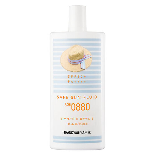 Safe Sun Fluid Age 0880 SPF50+ PA++++ Thank You Farmer Safe Sun Fluid Age 0880 SPF50+ PA++++