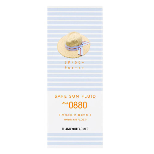 Safe Sun Fluid Age 0880 SPF50+ PA++++ Thank You Farmer Safe Sun Fluid Age 0880 SPF50+ PA++++
