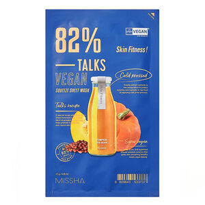 Missha Talks Vegan Squeeze Sheet Mask Skin Fitness Talks Vegan Squeeze Sheet Mask Skin Fitness