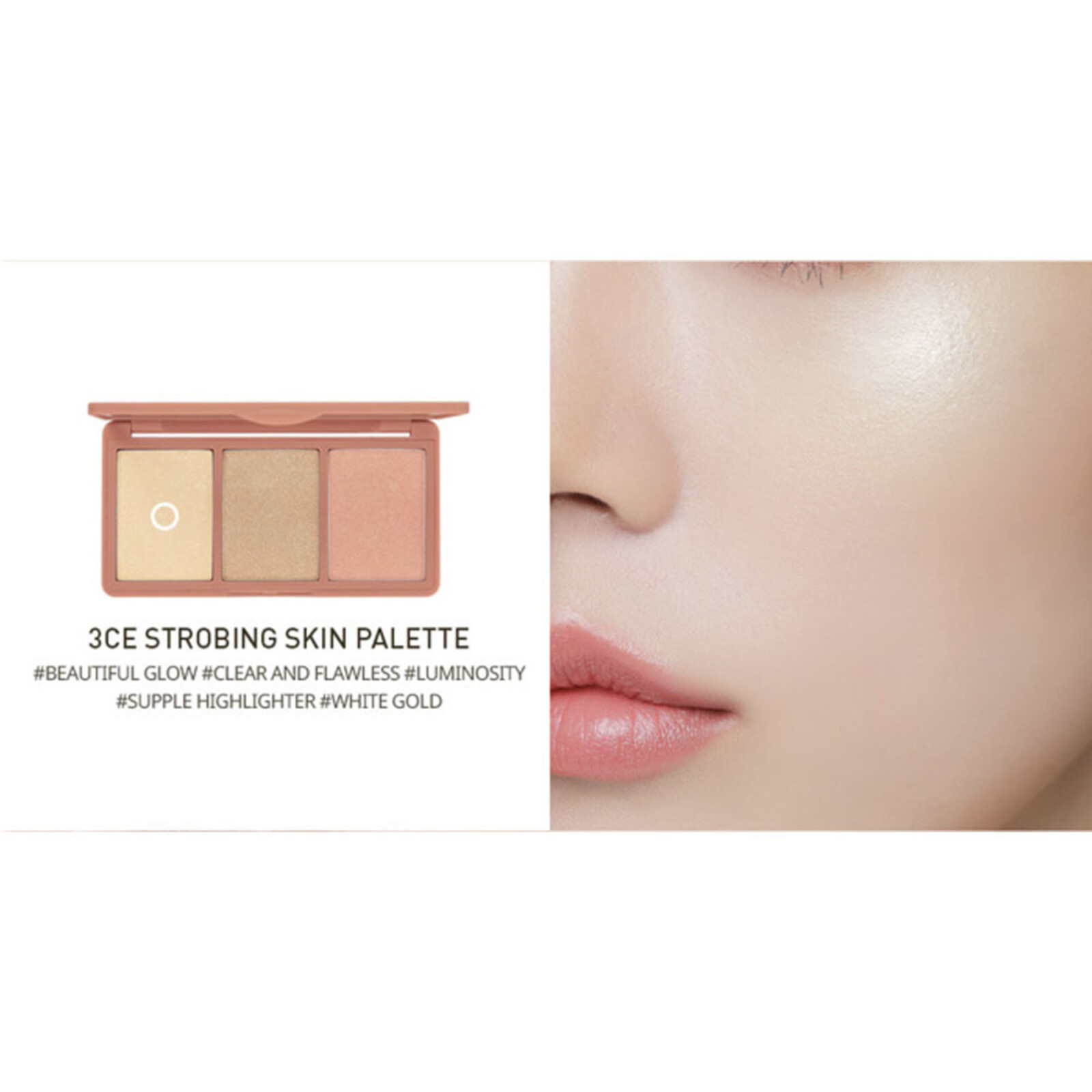 3CE Strobing Skin Palette