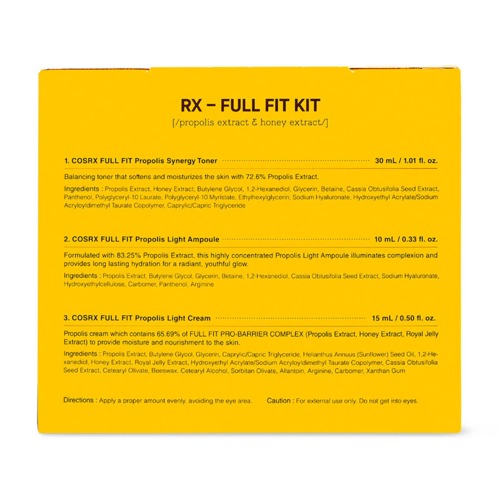 COSRX Honey Glow Kit (3 step)