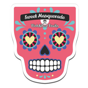 Sweet Masquerade Red&Pink Fruits Mask