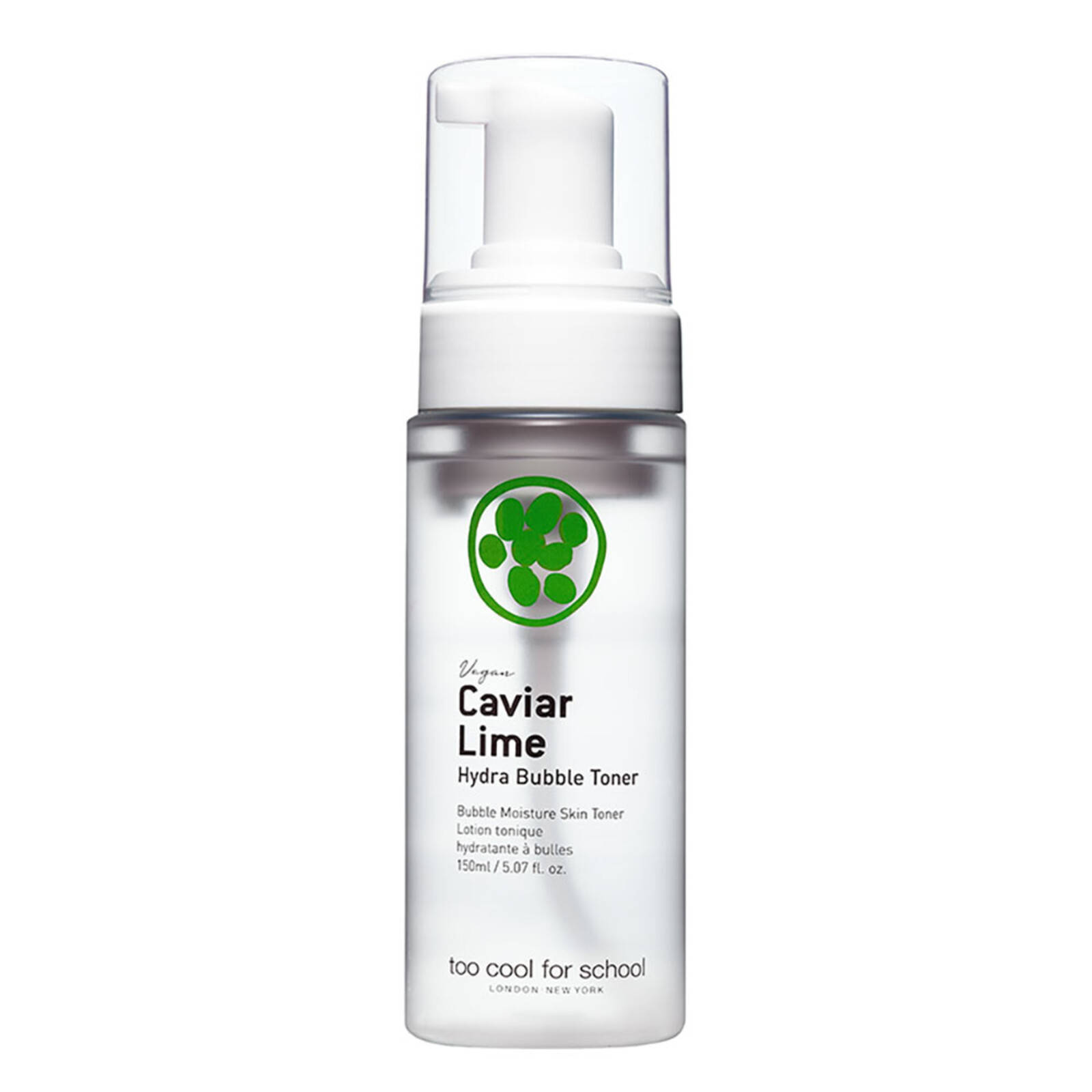 Too Cool For School Caviar Lime Hydra Bubble Toner