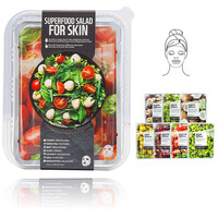 Salad Sheet Masks With Tomato - Dried And Tired Skin Farm Skin Salad Sheet Masks With Tomato - Dried And Tired Skin
