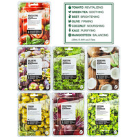 Salad Sheet Masks With Tomato - Dried And Tired Skin Farm Skin Salad Sheet Masks With Tomato - Dried And Tired Skin