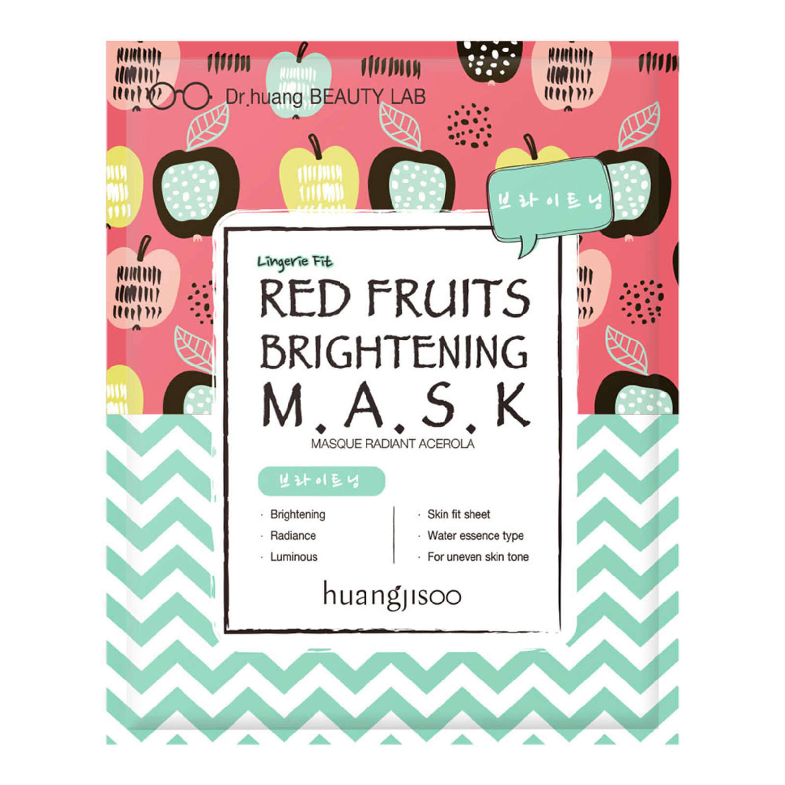 Huangjisoo Red Fruits Brightening Mask