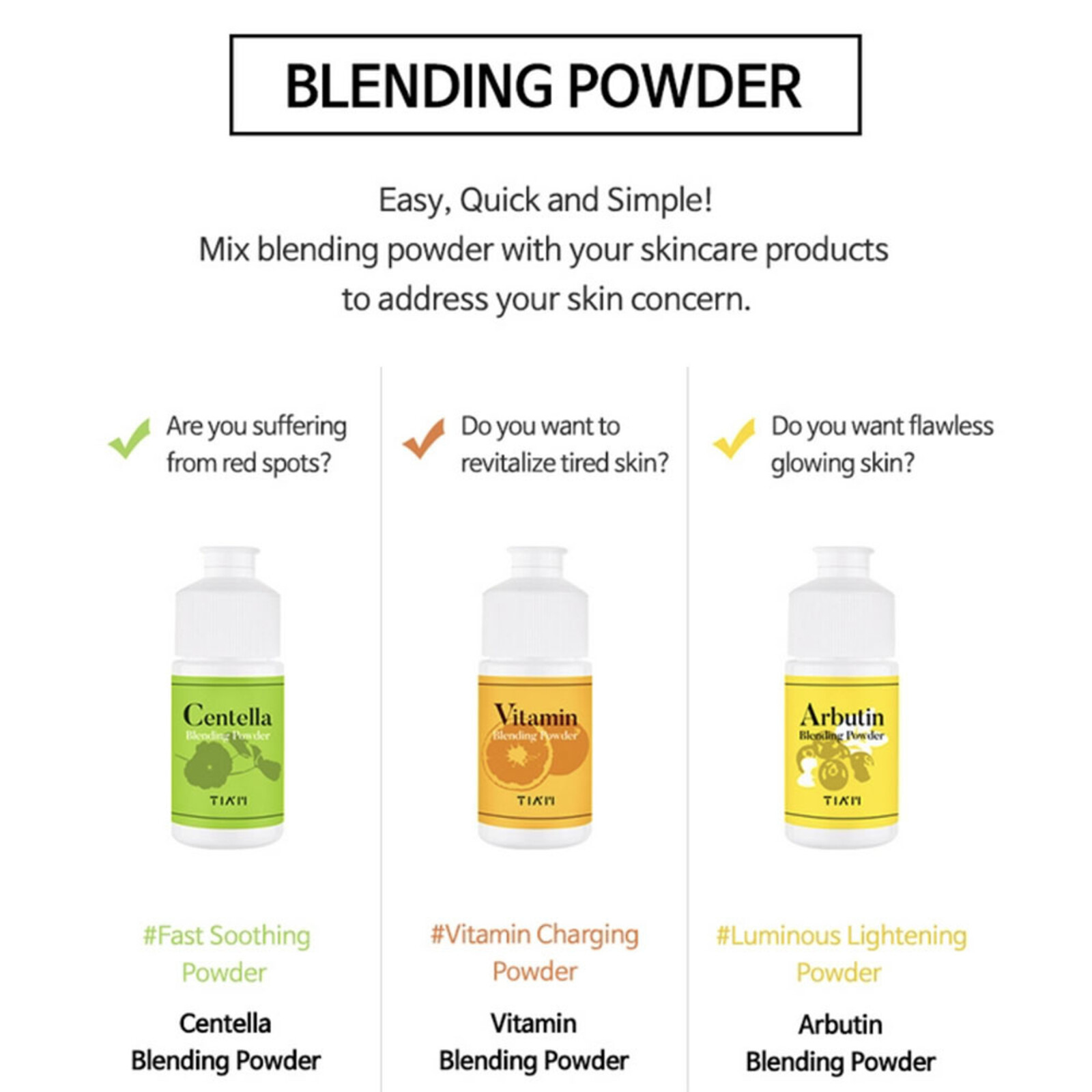 TIA'M Vitamin Blending Powder
