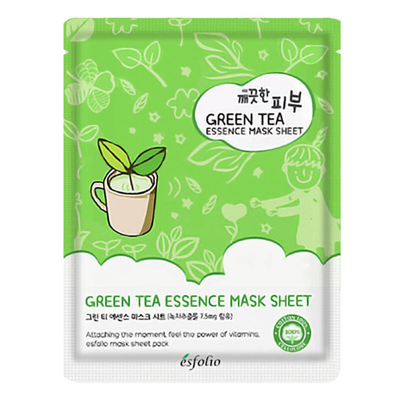 Pure Skin Green Tea Essence Sheet Mask