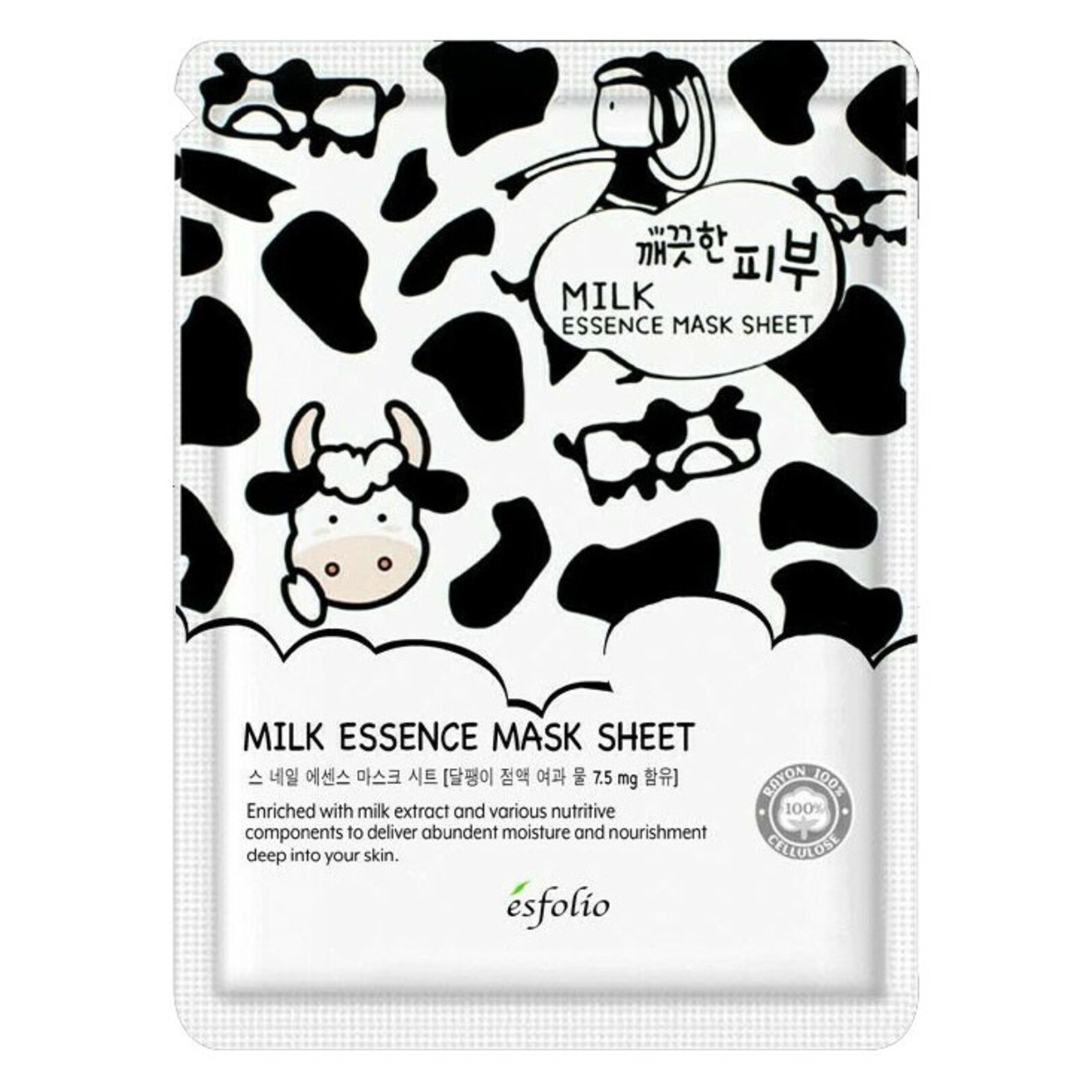 Esfolio Pure Skin Milk Essence Sheet Mask