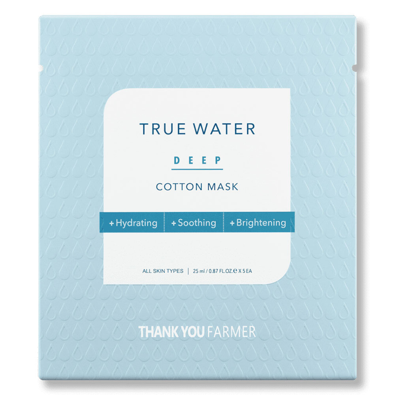 Thank You Farmer True Water Deep Cotton Mask
