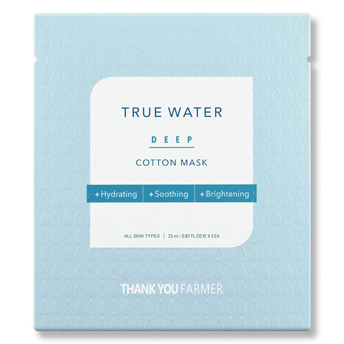 True Water Deep Cotton Mask Thank You Farmer True Water Deep Cotton Mask