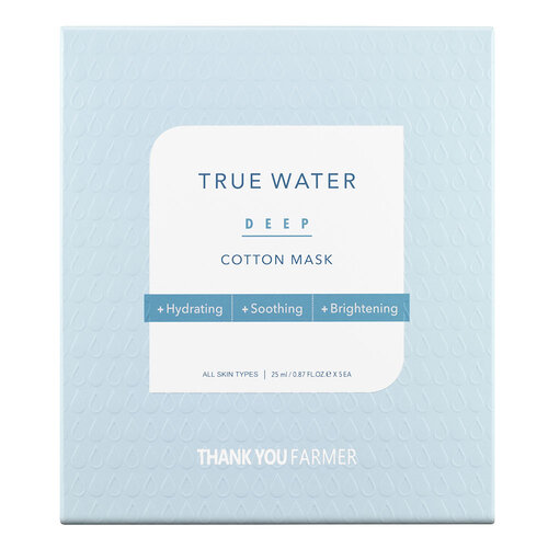 True Water Deep Cotton Mask Thank You Farmer True Water Deep Cotton Mask