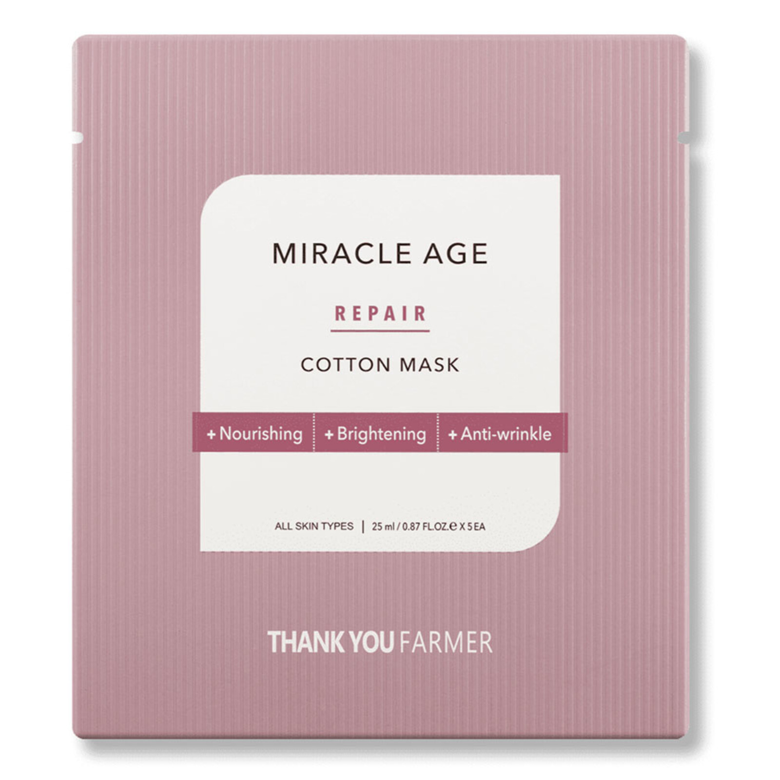 Thank You Farmer Miracle Age Repair Cotton Mask