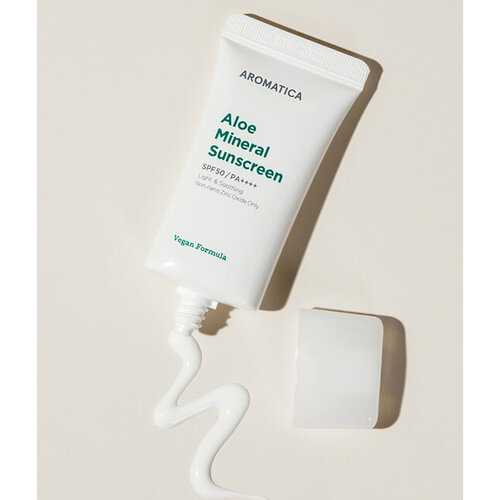 Aromatica Aloe Mineral Sunscreen SPF50 PA++++