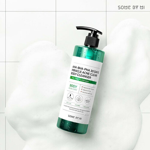 AHA.BHA.PHA 30 Days Miracle Acne Clear Body Cleanser Some By Mi AHA.BHA.PHA 30 Days Miracle Acne Clear Body Cleanser