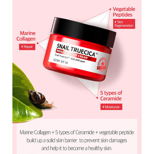 Snail Truecica Miracle Repair Cream Some By Mi Snail Truecica Miracle Repair Cream