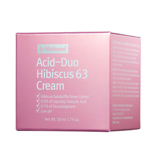 Acid-Duo Hibiscus 63 Cream By Wishtrend Acid-Duo Hibiscus 63 Cream