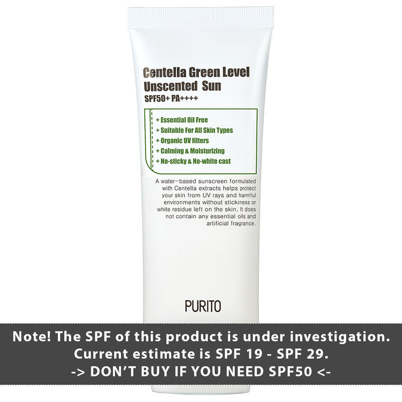 Centella Green Level Unscented Sun [READ DESCRIPTION]