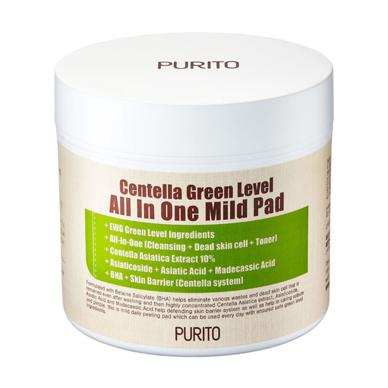 Purito Centella Green Level All In One Mild Pad