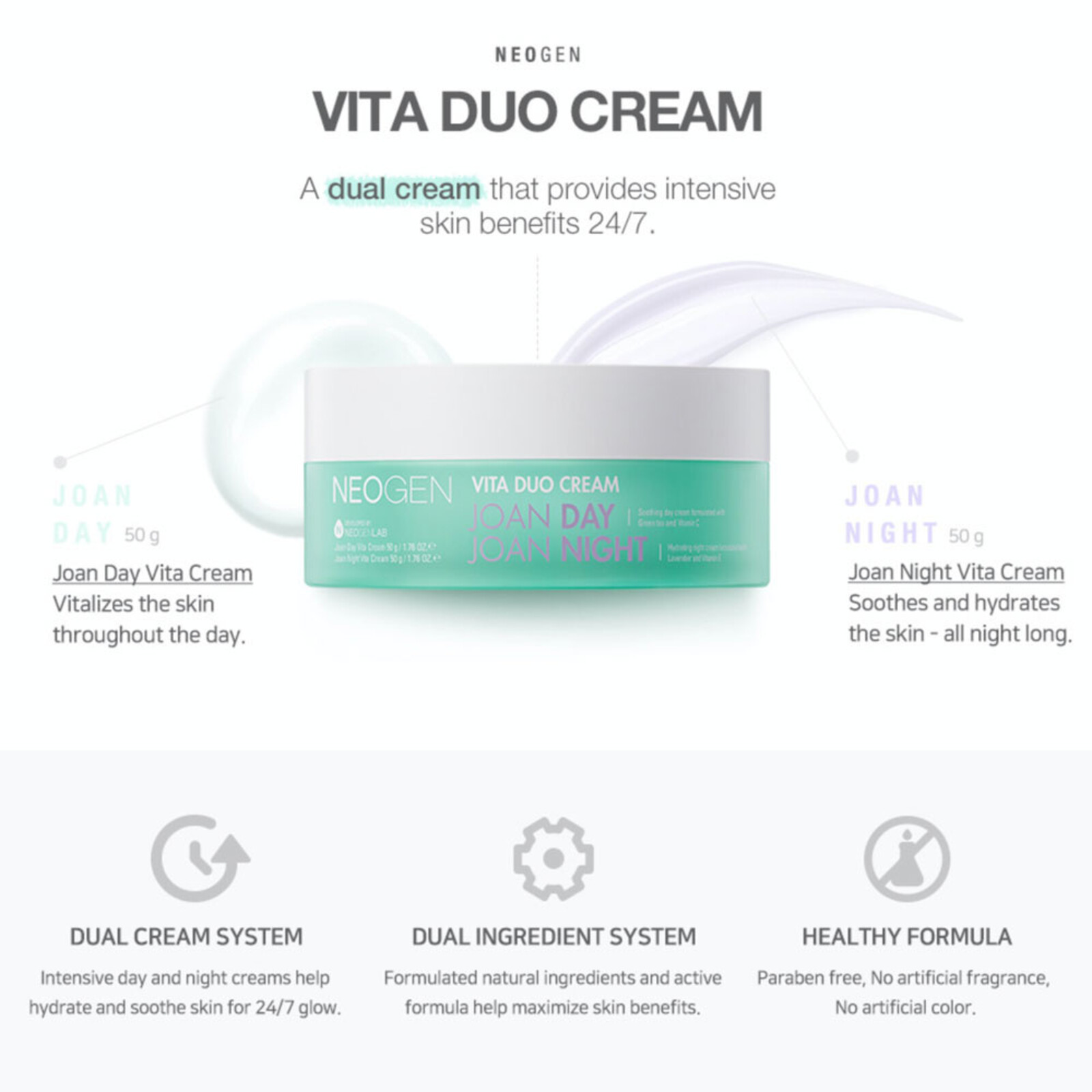 Neogen Vita Duo Cream Joan Day Joan Night