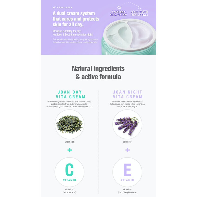 Vita Duo Cream Joan Day Joan Night