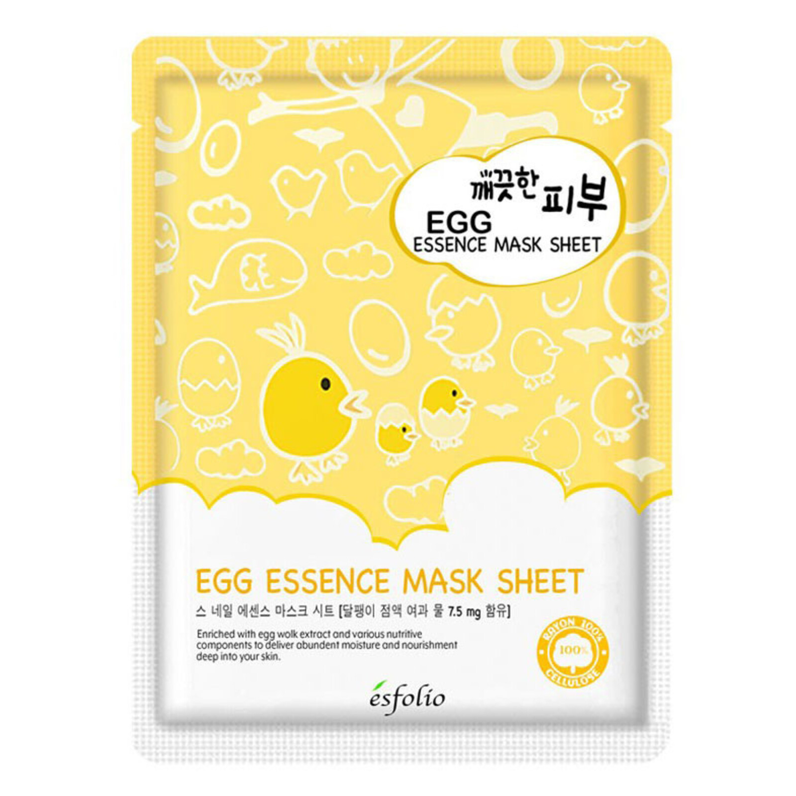 Esfolio Egg Essence Sheet Mask