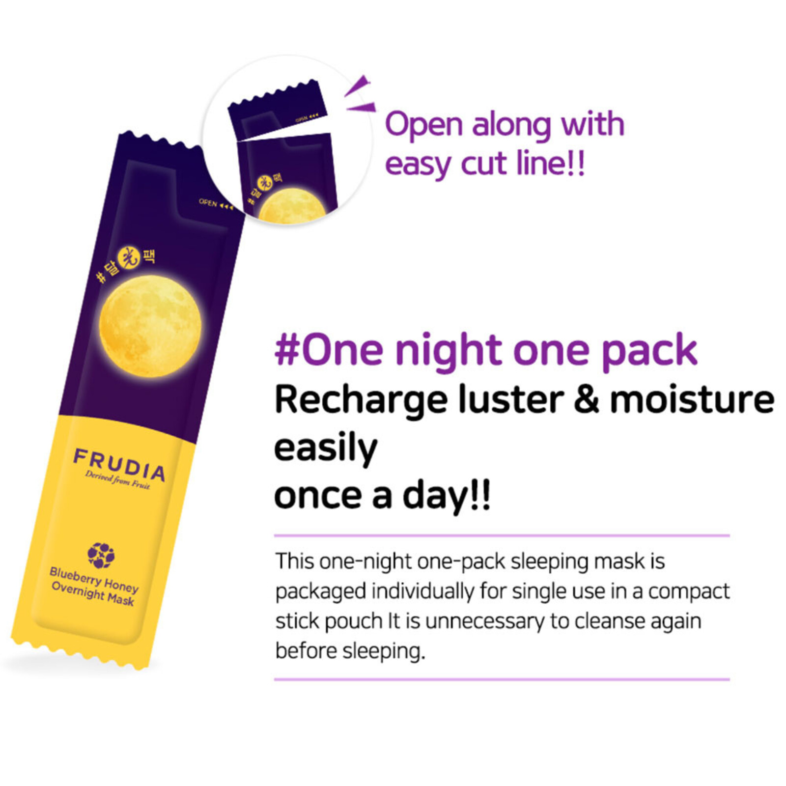 Frudia Blueberry Honey Overnight Mask