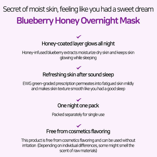 Frudia Blueberry Honey Overnight Mask