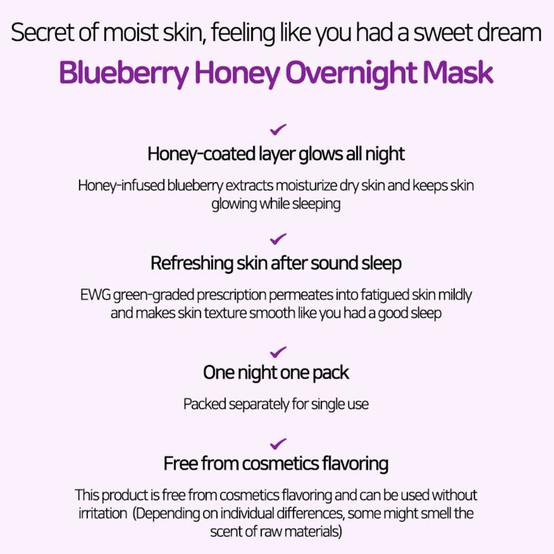 Blueberry Honey Overnight Mask