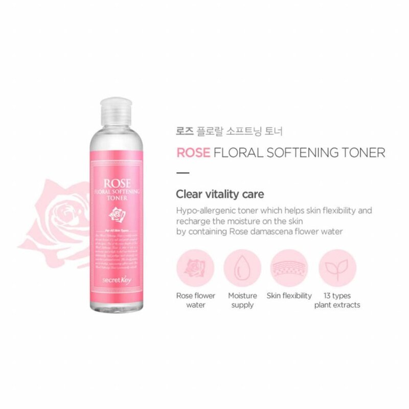 Rose Floral Softening Toner