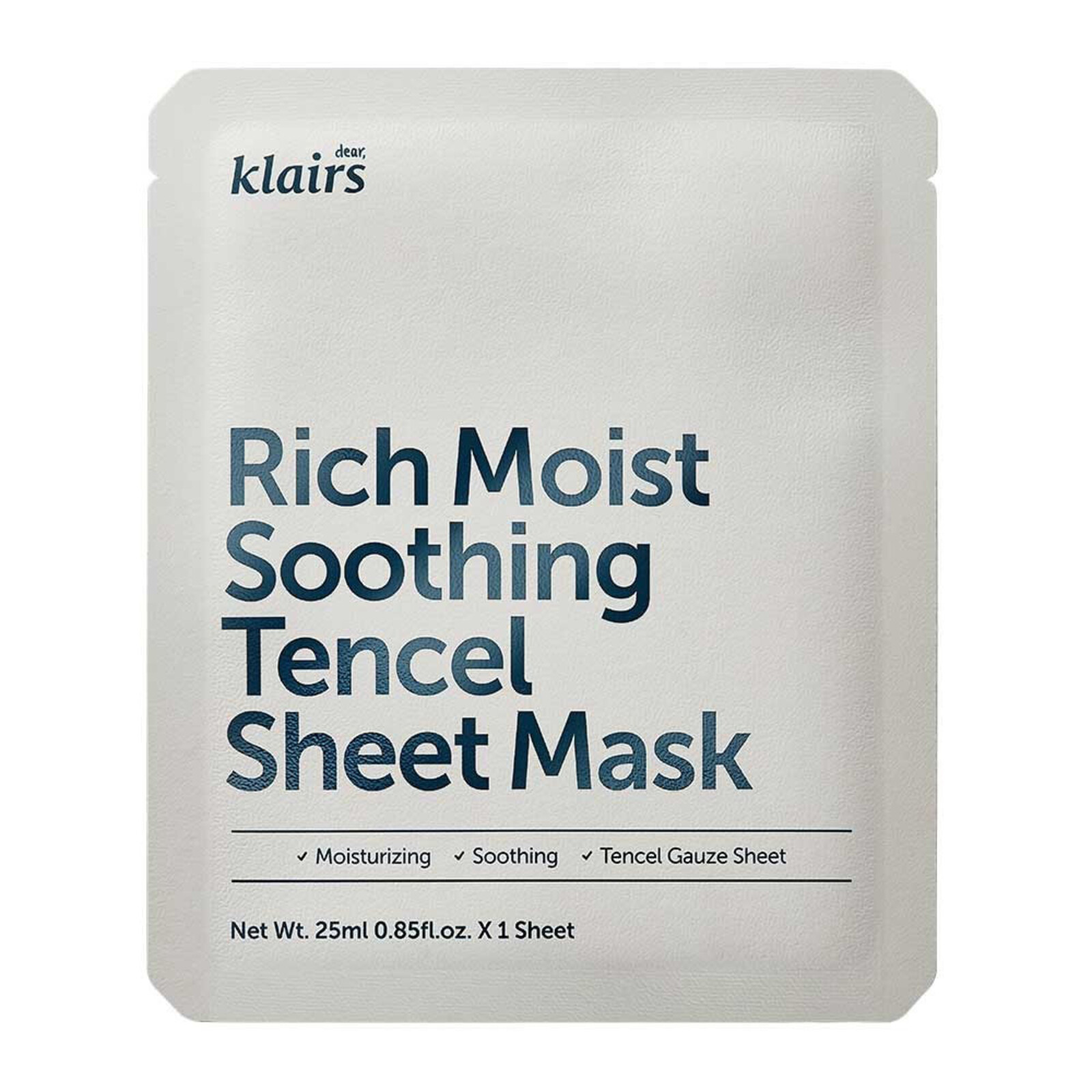 Klairs Rich Moist Soothing Tencel Sheet Mask