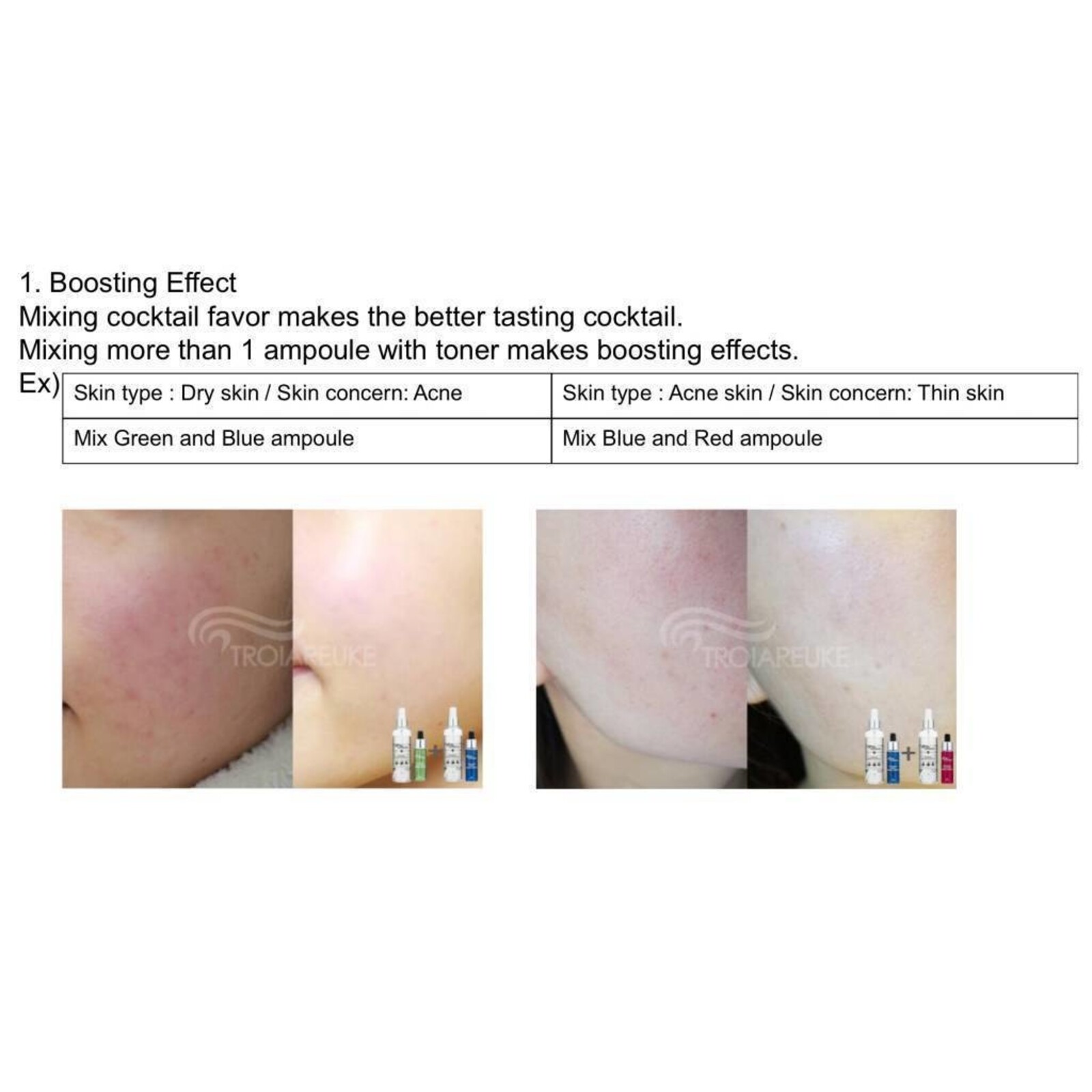 Troiareuke H+ Cocktail Moisturizing Ampoule