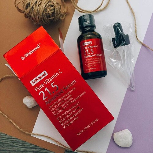 Pure Vitamin C 21.5% Advanced Serum By Wishtrend Pure Vitamin C 21.5% Advanced Serum