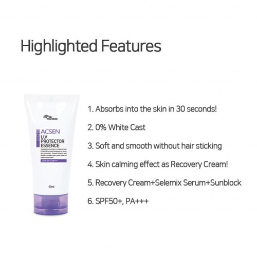 ACSEN UV Protector Essence SPF50+ PA+++ Troiareuke ACSEN UV Protector Essence SPF50+ PA+++