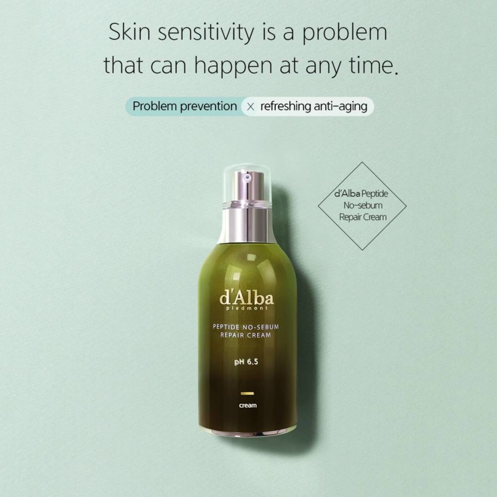 d'Alba Peptide No-Sebum Repair Cream