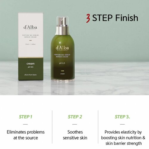 d'Alba Peptide No-Sebum Repair Cream