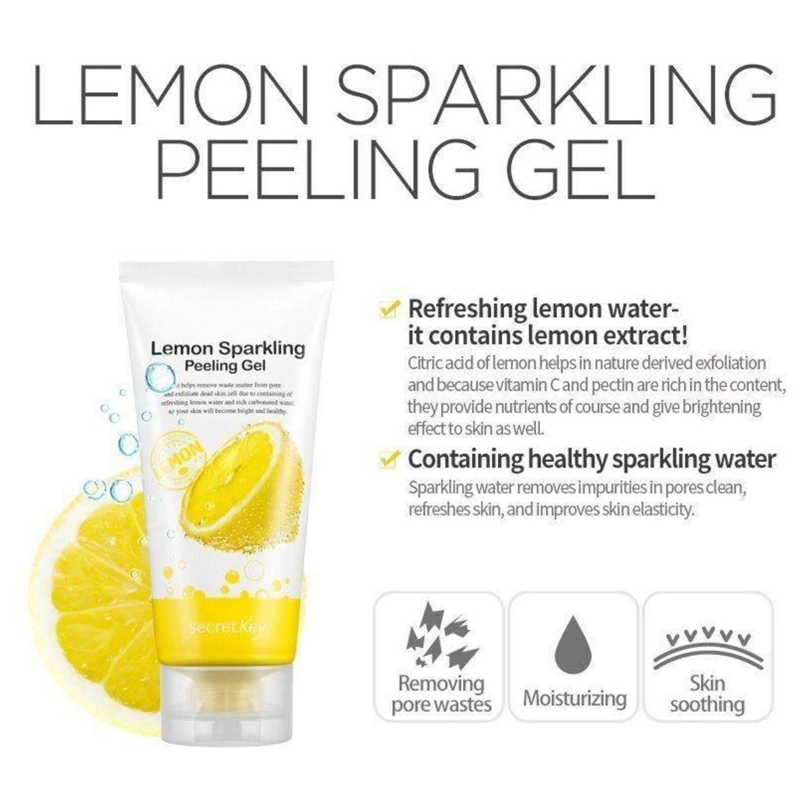 Secret Key Lemon Sparkling Peeling Gel