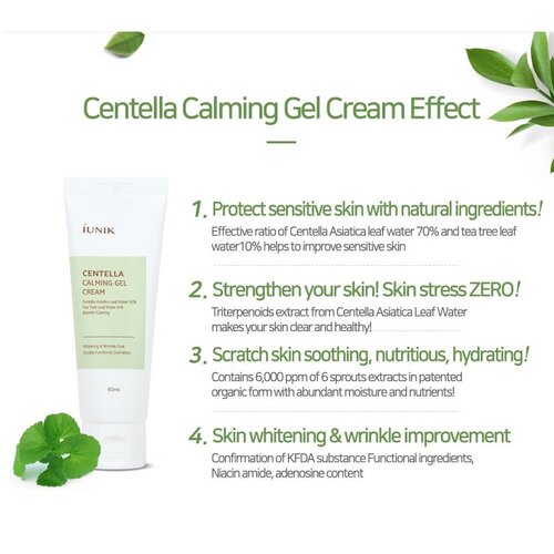 Centella Calming Gel Cream iUNIK Centella Calming Gel Cream