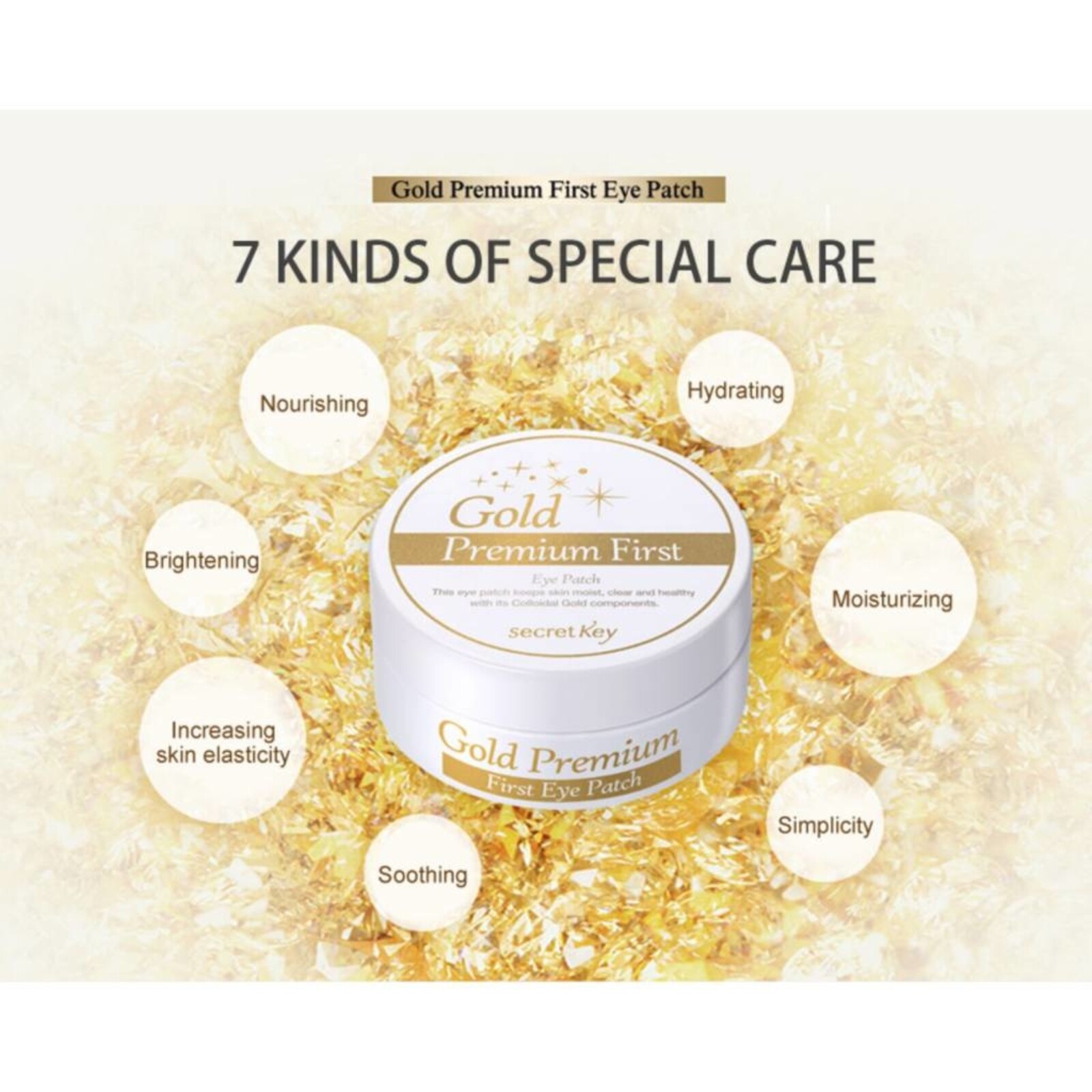 Secret Key Gold Premium First Eye Patch