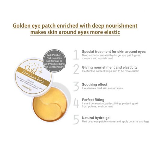 Secret Key Gold Premium First Eye Patch